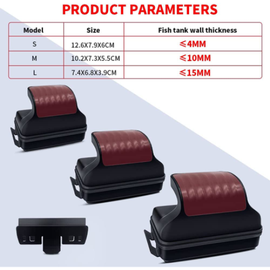 Magnetic aquarium glass Cleaner