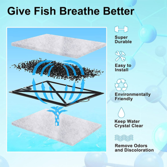 Fish tank filter for small channel filter