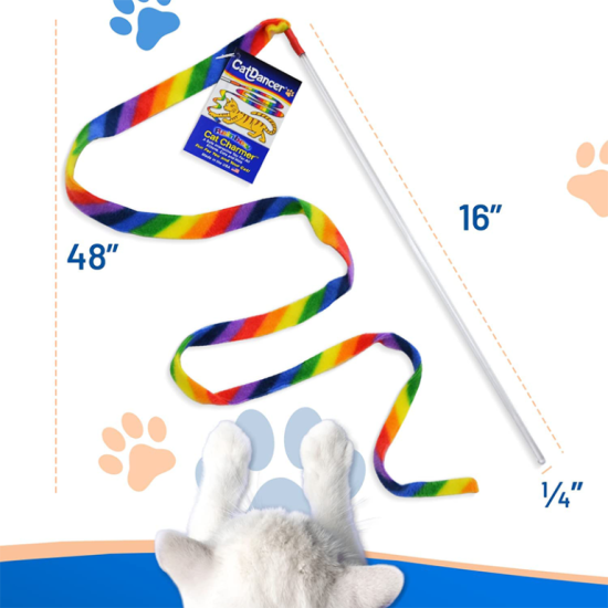 Rainbow cat toys